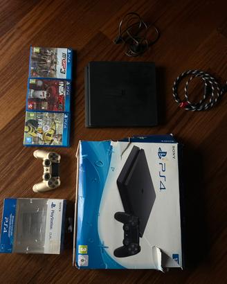 PS4  1TB  +  controller oro  +  3 giochi