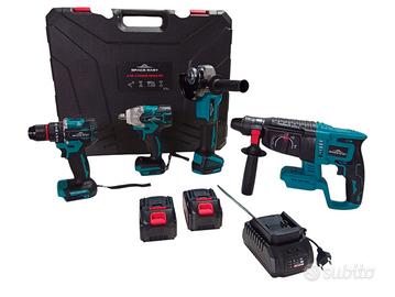 KIT lavoro 4 in 1 a batteria, motori Brushless 