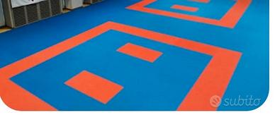 Tatami karate Rosso/Blu 2cm