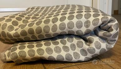 Coperta matrimoniale grigia pois Sergio Tacchini