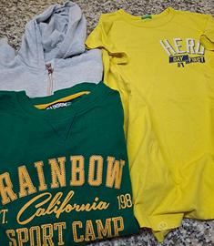 2 felpe ragazzo e 1 t-shirt 12 anni