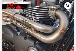 H-Pipe (de-cat) Triumph Scrambler VIREX/FreeSpirit