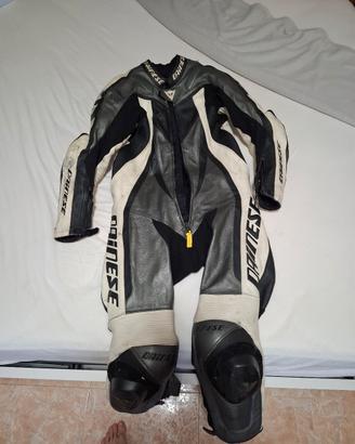 Tuta Moto Dainese Crono in Pelle Intera Tg. 46