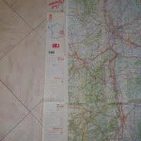 Carta geografica olimpiadi Albertville  92