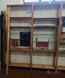3 Vertine x scaffale Ikea IVAR.  SOLO VETRINE