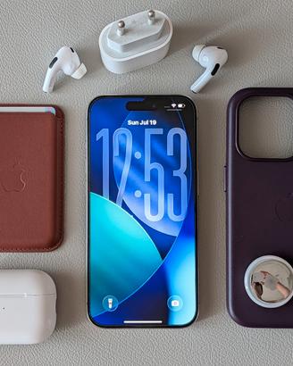 KIT🔥 iPhone 15 Pro 256GB + AirPods Pro 2 + AirTag