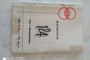 Gilera 124 uso e manutenzione 