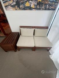 Divanetto applaro’ ikea completo di alzate lateral