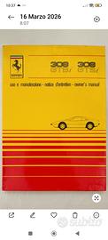 Raro libretto uso e manutenzione Ferrari 308 Gtbi 