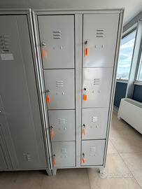 Armadietto in metallo con 6 sportelli nuovo