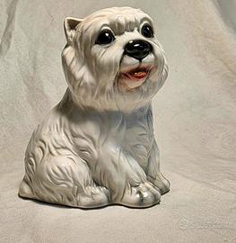 Ceramica  anni 90' che rappresenta cane Terrier