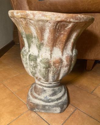 Vaso stile classico anticato da giardino o interno