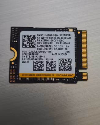 SSD Samsung 512GB NVMe PCIe