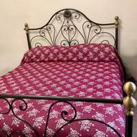 Letto matrimoniale in ferro battuto