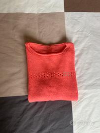 Maglioncino color corallo Clementina