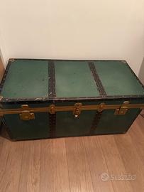 Baule verde vintage
