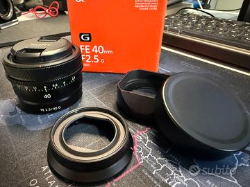 Obbiettivo Sony FE 40mm f/2.5 G