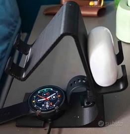 appoggio telefono, smartwatch, airpods