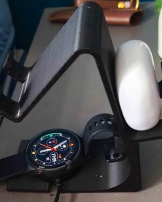 appoggio telefono, smartwatch, airpods