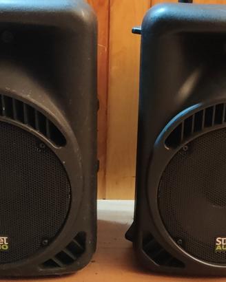 3 casse amplificate Street Audio TOP212A