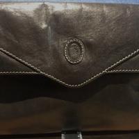 Borsa con tracolla in pelle marchiata Trussardi