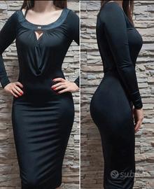 abito vestito Elisabetta Franchi CELYNb nero 42