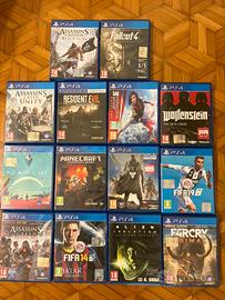 Lotto 14 giochi - PS4