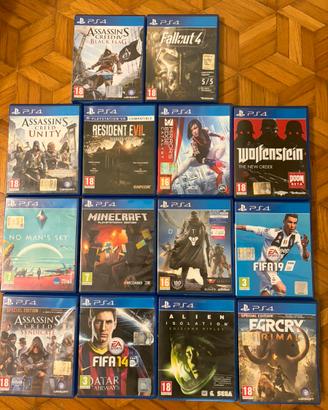 Lotto 14 giochi - PS4