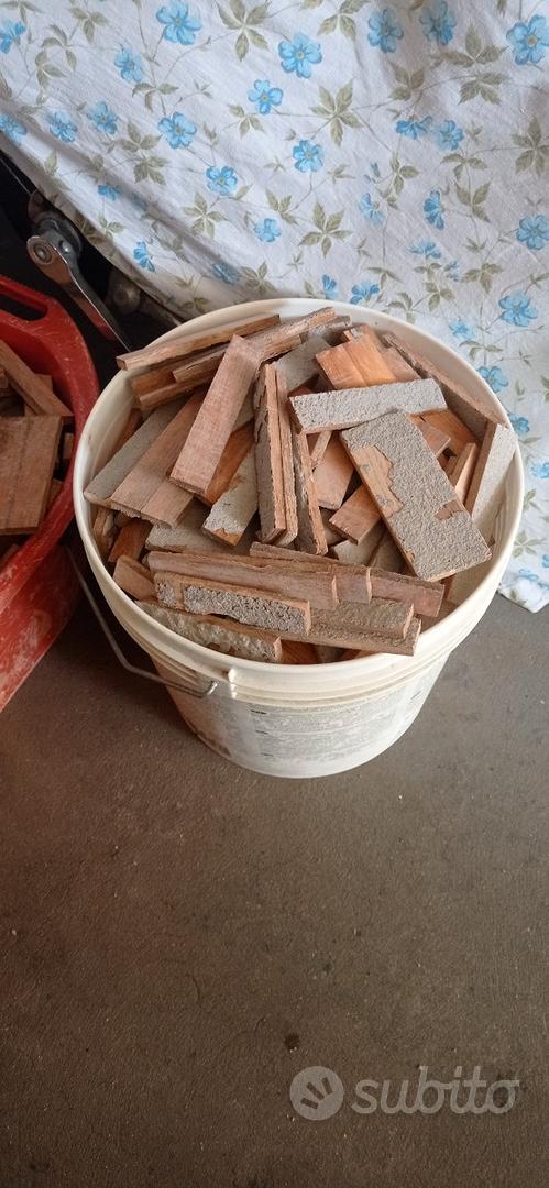 Comodino con 2 Cassetti in Legno di Recupero di Teak