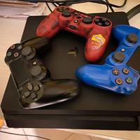 playstation 4 + tre controller