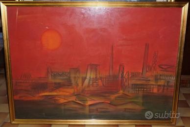 QUADRO OLIO SU TELA MEALLESI