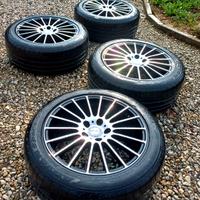 4 cerchi in lega 17 AVUS ALFA 159 gommati