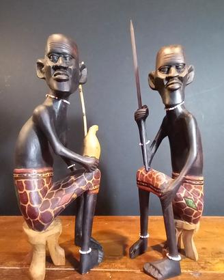 guerrieri Masai in coppia