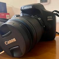 Canon EOS 2000D + 18-55 +Accessori