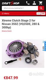 Frizione Xtreme clutch stage 2 per 350z