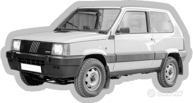 Tunnel panda 4x4 normale cruscotto porte quadro
