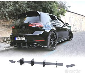 DIFFUSORE VOLKSWAGEN VW GOLF 7 7.5 GTI NERO LUCIDO