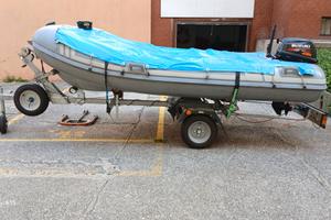 gommone e motore