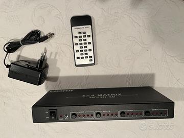 Matrice LINDY HDMI 4K 3D 4x4 xon telecomando