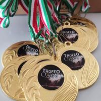 medaglie premiazioni oro argento e bronzo 5 cm dia