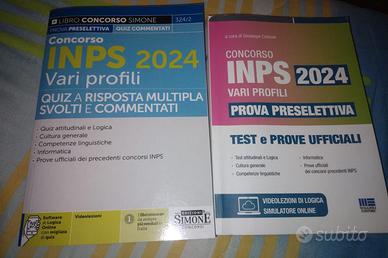 Libri per preparazione Concorso INPS