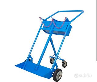 carrello,carro porta bombole ossigeno