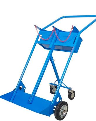 carrello,carro porta bombole ossigeno