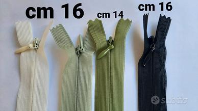 cerniere invisibili per abbigliamento 