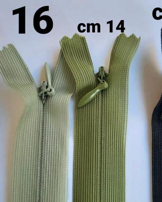 cerniere invisibili per abbigliamento 