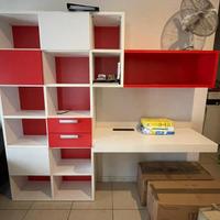 Libreria Colombini collezione Golf, con scrittoio