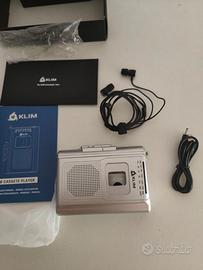 Lettore cassette con registratore e radio Fm