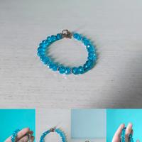 Bracciale Azzurro con chiusura
