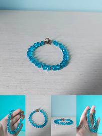 Bracciale Azzurro con chiusura