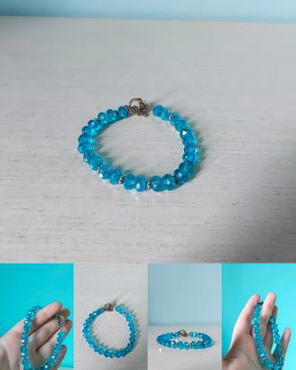 Bracciale Azzurro con chiusura